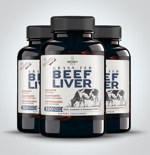 3 Bottles Of Grass Fed Beef Liver - 17% OFF